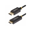 Startech .com 3F-DP-HDMI-4K60-HDR video átalakító kábel 1 M DisplayPort HDMI A-típus (Standard) Fekete (3F-DP-HDMI-4K60-HDR)