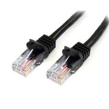 Startech .com 45PAT2MBK hálózati kábel Fekete 2 M Cat5e U/UTP (UTP) (45PAT2MBK) kábel és adapter