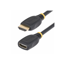 Startech .com HD2MF3FL HDMI kábel 1 M HDMI A-típus (Standard) Fekete (HD2MF3FL) kábel és adapter