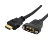 StarTech com HDMI Female to Male Adapter 4K 30Hz UHD 0.9m (HDMIPNLFM3)