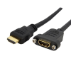 Startech .com HDMIPNLFM3 HDMI kábel 0,9 M HDMI A-típus (Standard) Fekete (HDMIPNLFM3)