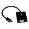 Startech .com Mini DisplayPort to VGA Adapter - DisplayPort 1.2 - 1080p - Thunderbolt to VGA Monitor Adapter - Mini DP to VGA (MDP2VGA2) - DisplayPort / VGA adapter - Mini DisplayPort to HD-15 (VGA) - 22 cm (MDP2VGA2)