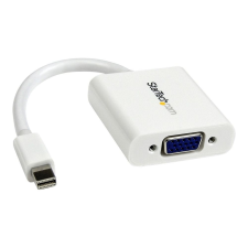 Startech .com Mini DisplayPort to VGA Adapter - White - 1080p - Thunderbolt to VGA Monitor Adapter - Mini DP to VGA Converter (MDP2VGAW) - video converter - white (MDP2VGAW) kábel és adapter