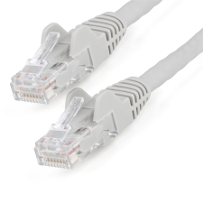 Startech .com N6LPATCH3MGR hálózati kábel Szürke 3 M Cat6 U/UTP (UTP) (N6LPATCH3MGR) kábel és adapter