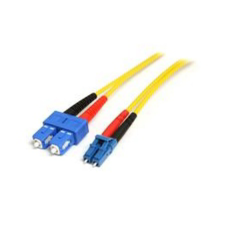 Startech .com SMFIBLCSC10 száloptikás kábel 10 M LC SC OS1 Sárga (SMFIBLCSC10) kábel és adapter