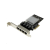 StarTech com Startech.com 4 portos Gigabit PCIe Hálózati kártya (ST4000SPEXI)