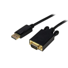 StarTech com Startech.com DisplayPort - VGA kábel 3m fekete (DP2VGAMM10B) (DP2VGAMM10B) kábel és adapter