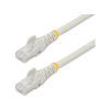 StarTech com STARTECH.COM RJ-45 CAT6 Ethernet UTP patch kábel, 5 méter, fehér (N6PATC5MWH)