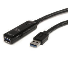 StarTech com StarTech.com USB hosszabbító kábel fekete (USB3AAEXT5M) kábel és adapter