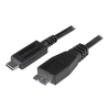 Startech .com USB31CUB50CM USB kábel 0,5 M USB 3.2 Gen 2 (3.1 Gen 2) USB C Micro-USB B Fekete (USB31CUB50CM)