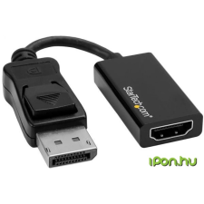 Startech DisplayPort 1.2/1.2a HDMI Átalakító Fekete 10cm DP2HD4K60S audió/videó kellék, kábel és adapter