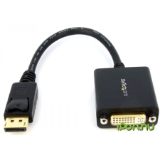 Startech DisplayPort DVI-I Átalakító Fekete 20cm DP2DVI2 kábel és adapter