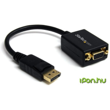 Startech DisplayPort VGA/D-Sub Átalakító Fekete 36cm DP2VGA2 kábel és adapter