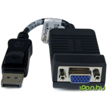 Startech DisplayPort VGA/D-Sub Átalakító Fekete 7cm DP2VGA kábel és adapter