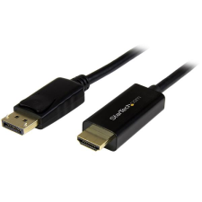 Startech DP2HDMM2MB DisplayPort - HDMI (apa - apa) kábel 1.8m - Fekete kábel és adapter