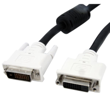 Startech DVIDDMF2M DVI-D (apa - anya) kábel 2m - Fekete/Fehér kábel és adapter