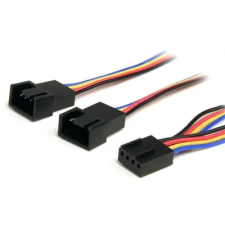 Startech FAN4SPLIT12 Molex anya - 2x Molex apa 0.3m kábel kábel és adapter