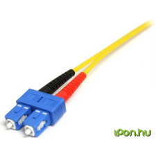 Startech Fiber Optic LC Fiber Optic ST Hosszabbító Sárga 4m SMFIBLCSC4 kábel és adapter