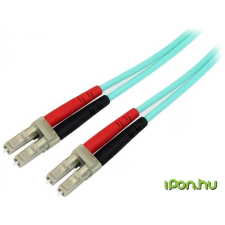 Startech Fiber Optic LC Összekötő Kék 5m 450FBLCLC5 kábel és adapter