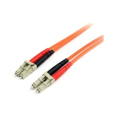 Startech Fiber Optic LC Összeköto Narancssárga 3m FIBLCLC3 kábel és adapter