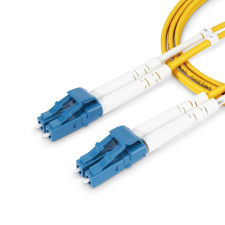 Startech Fiber Optic LC/UPC Összekötő Sárga 7m SMDOS2LCLC7M kábel és adapter