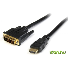 Startech HDMI DVI-D Átalakító Fekete 5m HDDVIMM5M kábel és adapter