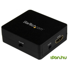 Startech HDMI + Jack Átalakító Fekete 5cm HD2A kábel és adapter