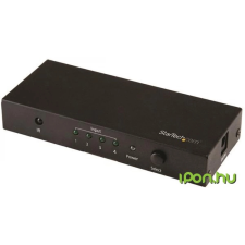 Startech HDMI Switch Fekete 15cm VS421HD20 audió/videó kellék, kábel és adapter