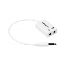 Startech Jack Elosztó Fehér 15cm MUYHSMFFADW audió/videó kellék, kábel és adapter