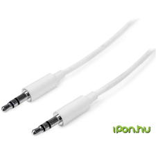 Startech Jack Összeköto Fehér 2m MU2MMMSWH audió/videó kellék, kábel és adapter