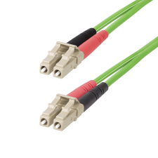 Startech LCLCL-3M-OM5-FIBER optikai patch kábel LC Duplex 3m - Zöld kábel és adapter