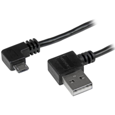 Startech - Micro-USB Cable with Right-Angled Connectors - M/M - 2m kábel és adapter