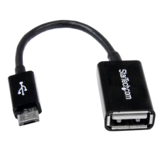 Startech - Micro USB to USB OTG Host Adapter - 12cm kábel és adapter