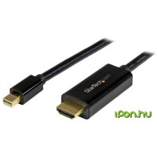Startech Mini DisplayPort HDMI Átalakító Fekete 2m MDP2HDMM2MB audió/videó kellék, kábel és adapter