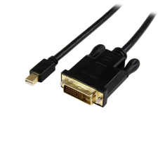 Startech - Mini DisplayPort to DVI Active Adapter Converter Cable - Black - 1,8M kábel és adapter