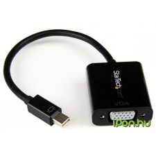 Startech Mini DisplayPort VGA/D-Sub Átalakító Fekete 10cm MDP2VGA2 kábel és adapter