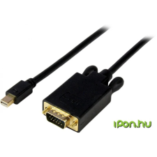 Startech Mini DisplayPort VGA/D-Sub Átalakító Fekete 3m MDP2VGAMM10B kábel és adapter