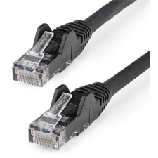 Startech N6LPATCH2MBK hálózati kábel Fekete 2 M Cat6 U/UTP (UTP) kábel és adapter