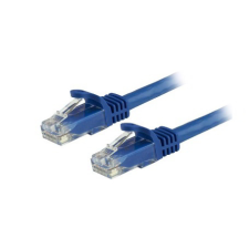 Startech N6PATC15MBL UTP CAT6 Patch kábel 15m Kék kábel és adapter