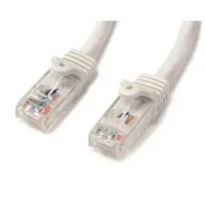 Startech N6PATC2MWH RJ45 CAT6 UTP M/M adatkábel 2m fehér kábel és adapter