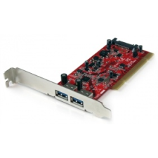  STARTECH PCIUSB3S22 2 Port PCI SuperSpeed USB 3.0 Adapter Card kábel és adapter