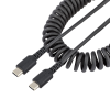 Startech R2CCC-1M-USB-CABLE USB-C apa - USB-C apa 2.0 Adat és töltőkábel - Fekete (1m)