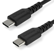 Startech RUSB2CC2MB USB-C apa - USB-C apa 2.0 Adat és töltőkábel - Fekete (2m) kábel és adapter