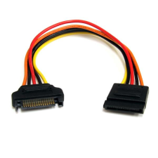 Startech - Sata hosszabbító kábel - 20CM kábel és adapter
