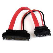 Startech - Slimline SATA to SATA Adapter with Power kábel és adapter