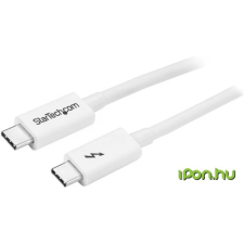 Startech Thunderbolt 3 Összekötő Fehér 1m TBLT3MM1MW kábel és adapter