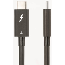 Startech Thunderbolt 4 Összekötő Fekete 1m TBLT4MM1M kábel és adapter