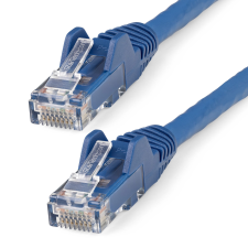 Startech U/UTP CAT6 Patch kábel 2m Kék kábel és adapter