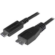 Startech USB31CUB1M USB 3.1 C - Micro B adatkábel 1m - Fekete kábel és adapter