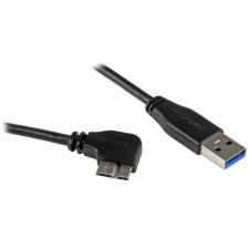 Startech USB3AU2MRS Micro USB B 3.0 - USB A Slim adat/töltőkábel 2m -Fekete mobiltelefon kellék